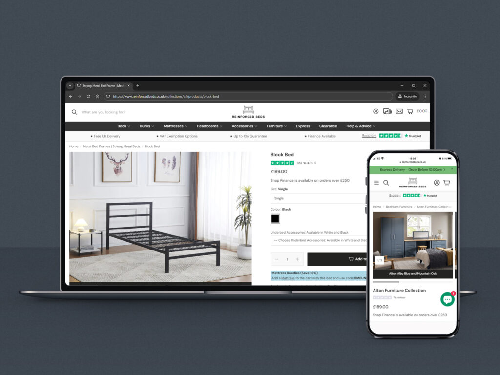 Reinforced Beds website